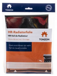 Afbeelding Radiatorfolie 50cm x7,5m – Incl. bevestigingsmateriaal