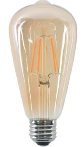 Afbeelding Led Lamp Retro 4w E27 (grote fitting )
