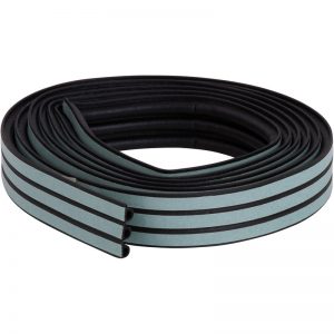 Afbeelding Tochtband E-profiel schuim 2-3 mm - zwart 7,5 meter
